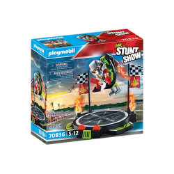 Set da costruzione playmobil air stuntshow rocket pilot 27 pz multicolore
