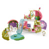 Set da gioco schleich bayala casetta fiori glitterata con unicorni