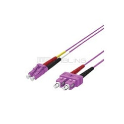 Cavo patch in fibra ottica wp europe om4 50/125 lc-sc 3m/viiola