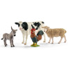 Set da gioco schleich farm world animali da fattoria multicolore