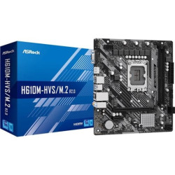Scheda madre asrock h610m-hvs/m.2 r2.0 intel h610 lga1700 matx