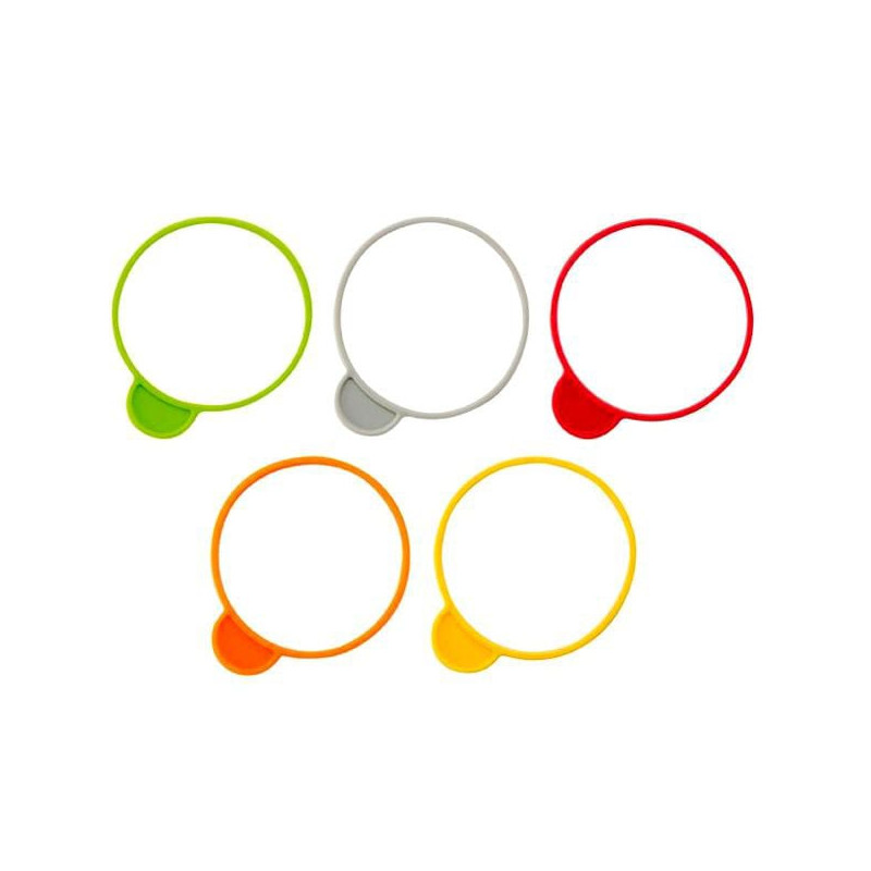 Set elastico da cucina tescoma delicia in silicone resistente multicolore