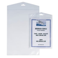 Buste appendimi sei rota 10 pz. trasparenti 22x30cm ppl [412230]