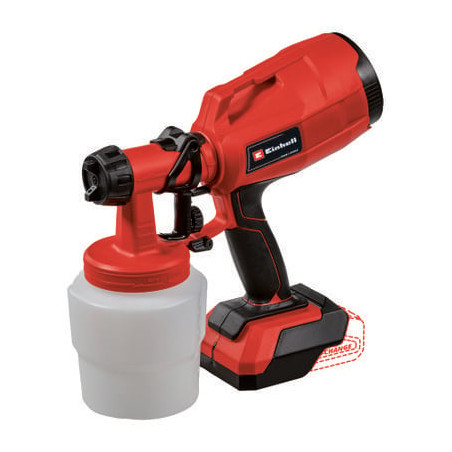Pistola a spruzzo einhell paer verniciatura tc-sy 18/60 li-solo