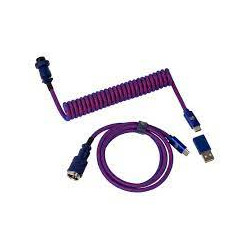 Cavo usb a spirale keychron premium viola [cab-1]