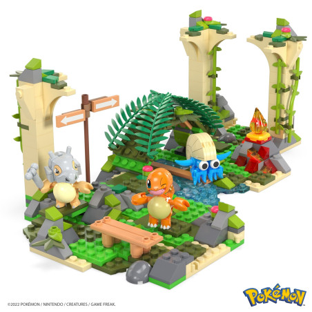 Gioco da costruzione megabloks pokemon jungle ruins 464 pz [hdl86]