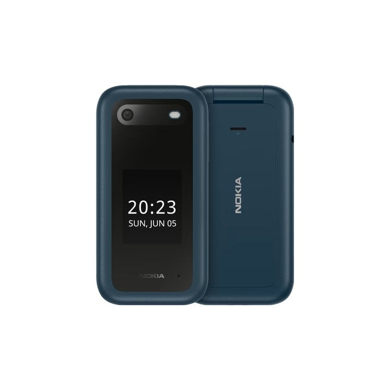 Cellulare nokia 2660 flip pieghevole blu [1gf011opg1a02]