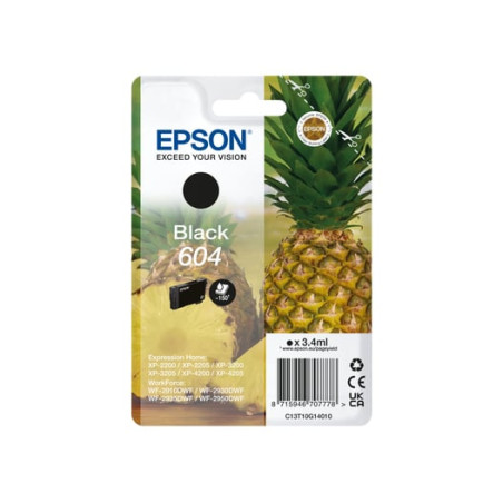 Cartuccia d'inchiostro epson 604 150pagine nero [c13t10g14010]