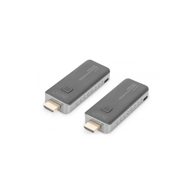 Sistema di presentazione digitus wireless 50m fhd nero [ds-55319]