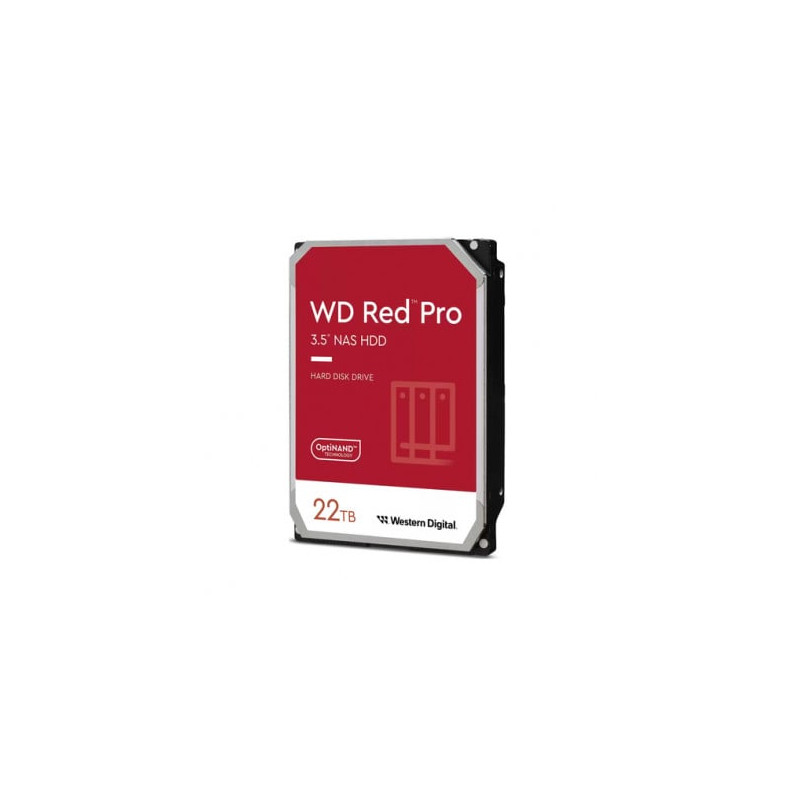Hard disk 3,5 22tb western digital red pro 7200rpm sata3 [wd221kfgx]