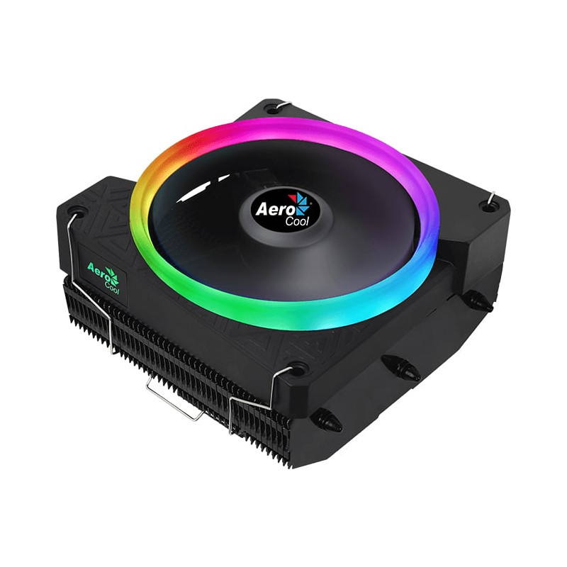 Dissipatore cpu aerocool cylon 3h rgb 120mm nero