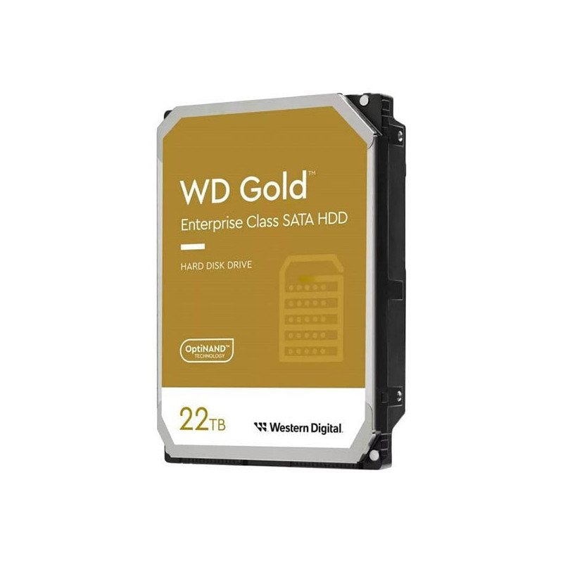 Hard disk 3,5 22tb western digital gold 3.5" sata [wd221kryz]