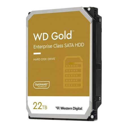 Hard disk 3,5 22tb western digital gold 3.5" sata [wd221kryz]