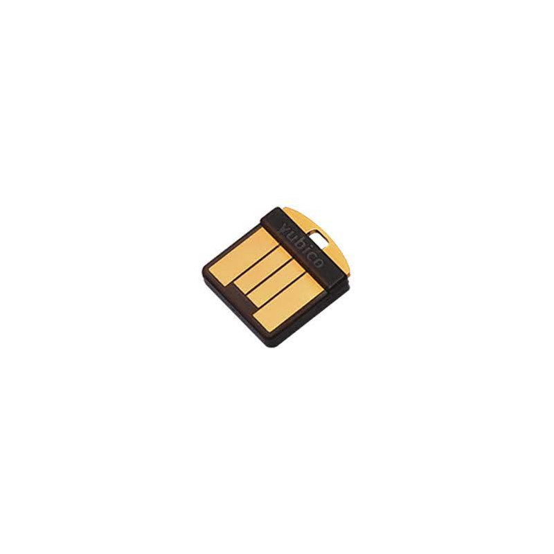Chiave di sicurezza yubico per windows/mac os/nero [yubikey 5-nano]
