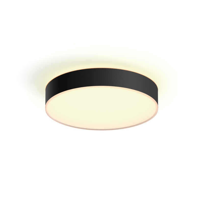 Lampada a soffitto intelligente led philips hue enrave m 19.2w nero