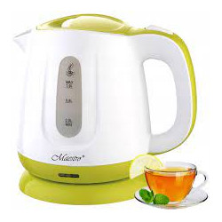 Bollitore elettrico maestro mr013 1l 1100w verde/bianco [mr-013