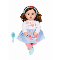 Bambola zapf creation baby annabell sophia bruna 43cm multicolore
