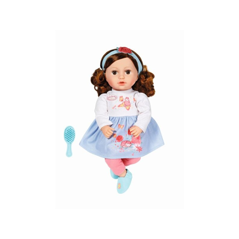 Bambola zapf creation baby annabell sophia bruna 43cm multicolore