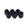 Raccordo a compressione alphacool 13/10mm g1/4 6pz nero [17228]