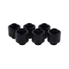 Raccordo a compressione alphacool 16/10mm g1/4 6pz nero [17234]