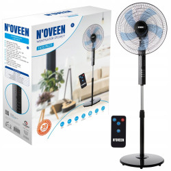 Ventilatore a piedi n'oveen 40cm 55w nero/blu [f455]