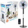 Ventilatore a piedi n'oveen 40cm 55w nero/blu [f455]