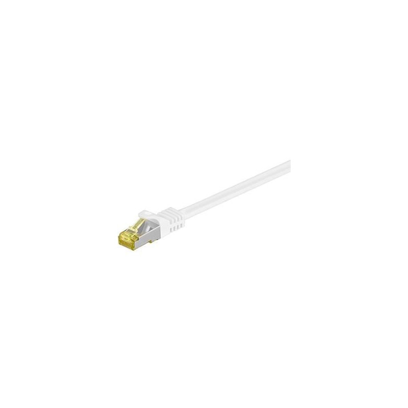 Cavo di rete goobay rj-45 cat7 s/ftp 2m bianco [91093]