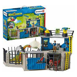 Figurina schleich stazione di ricerca sui dinosauri grande [41462]