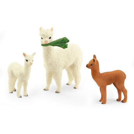Figurina schleich wl alpaca famiglia [42544]