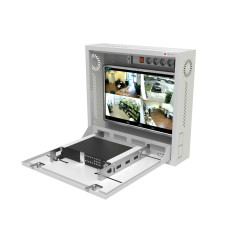 Box di sicurezza per dvr e sistemi di videosorveglianza techly grigio