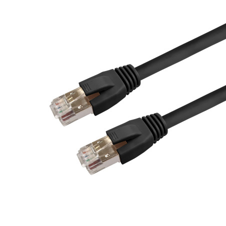 Cavo di rete intellinet cat.8.1 sftp lszh 10m nero