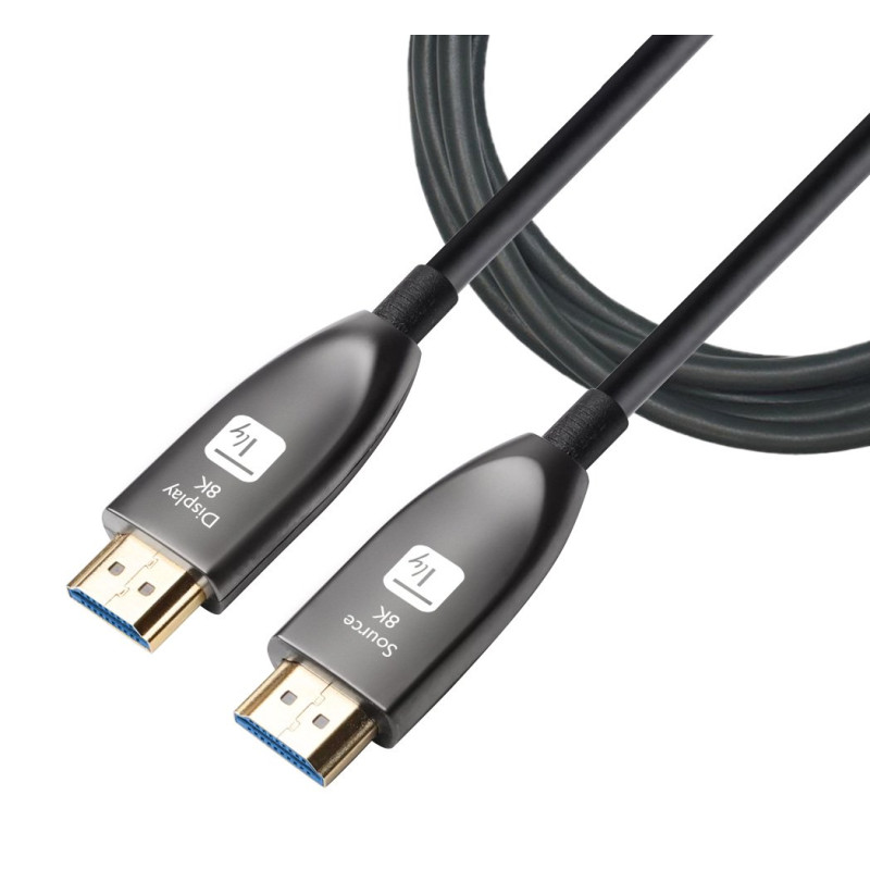 Cavo hdmi techly ottico attivo 8k 48gbps 10m