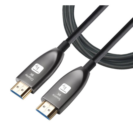 Cavo hdmi techly ottico attivo 8k 48gbps 10m