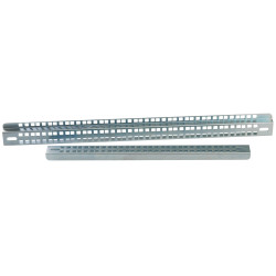 Coppia di staffe orizzontali techly per armadi rack 19''