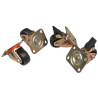 Accessorio per armadi server techly kit 4 ruote a 4 punti di fissaggio