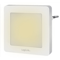 Lucetta notturna led logilink con sensore crepuscolare bianco caldo