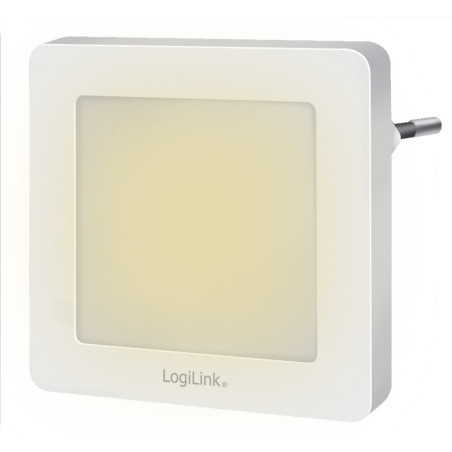 Lucetta notturna led logilink con sensore crepuscolare bianco caldo