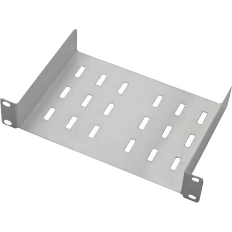 Mensola per armadio rack techly 10'' 150mm 1u grigio