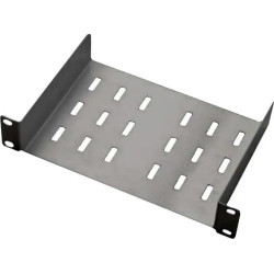 Mensola per armadio rack techly 10'' 150 mm 1u nero