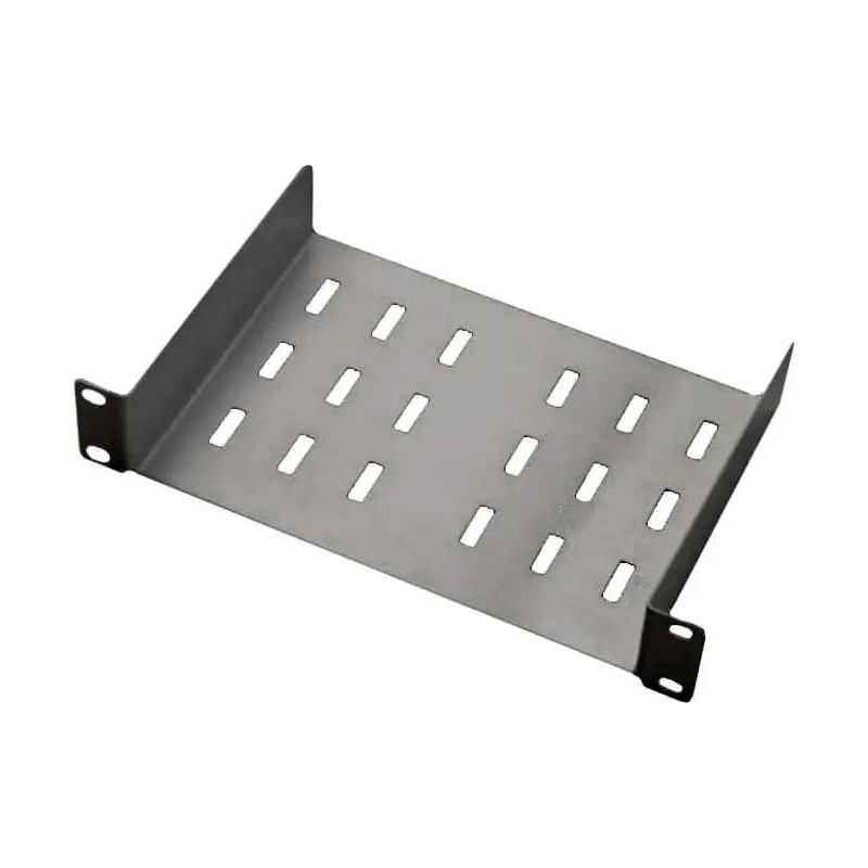 Mensola per armadio rack techly 10'' 150 mm 1u nero