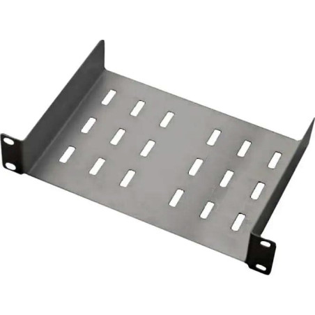 Mensola per armadio rack techly 10'' 150 mm 1u nero