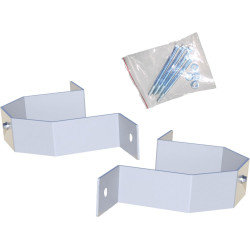 Morsetto ottagonale techly per fissaggio accessori a palo