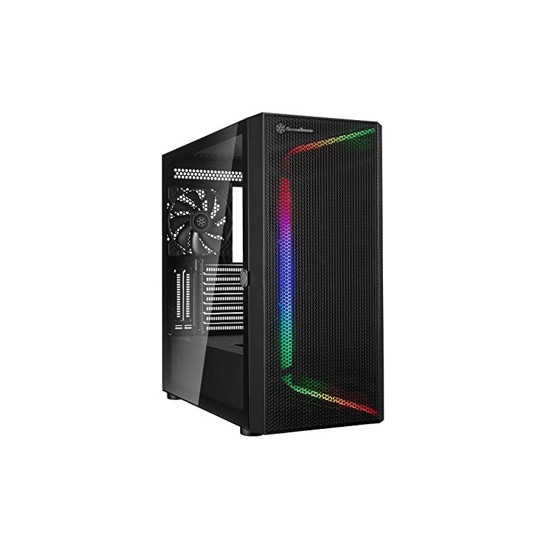 Case silverstone seta h1 midi-tower nero