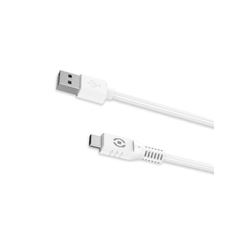 Cavo usb celly usb lightning 2.4a/1.5m/bianco [usblightcolorwh]