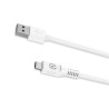 Cavo usb celly usb lightning 2.4a/1.5m/bianco [usblightcolorwh]