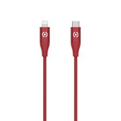 Cavo usb celly usb-c fulminante/power delivery/60w/1.5m/rosso