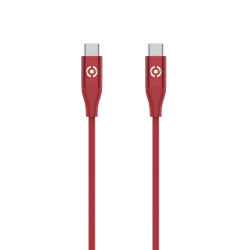 Cavo usb celly usb-c a usb-c 60w/1.5m/rosso [usbcusbccolrd]