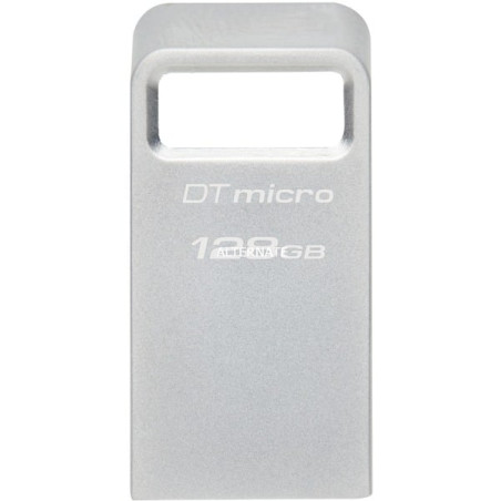 Pen drive 128gb kingston dt micro argento [dtmc3g2/128gb]