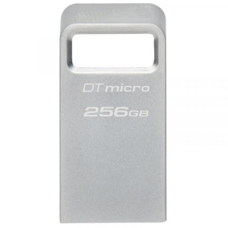 Pen drive 256gb kingston dt micro argento [dtmc3g2/256gb]