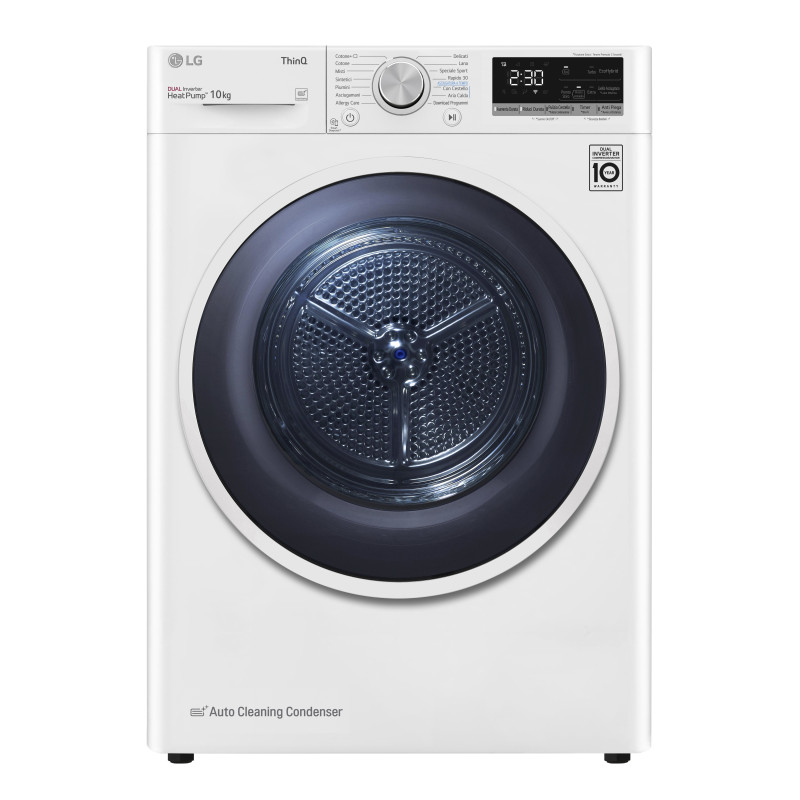 Asciugatrice lg rh10v9av4w 10kg classe a+++ bianco [rh10v9av4w]